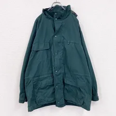 90s　Eddie Bauer　エディーバウアー　マウンテンパーカー　白タグ　緑　グリーン　2XLサイズ　古着