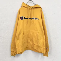 Champion　チャンピオン　リバースウィーブ　スウェットパーカー/フーディー　黄色　イエロー　XLサイズ　古着