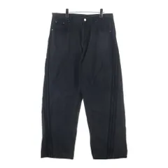adidas (アディダス) ADILENIUM Loose-fit Denim Pants アディレニウム ルーズフィット デニムパンツ ブラック JY6291