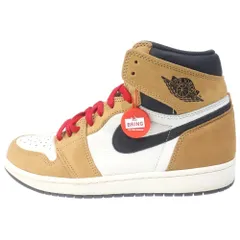 NIKE (ナイキ) AIR JORDAN 1 RETRO ROOKIE OF THE YEAR 555088-700 エアジョーダン1 ルーキーオブザイヤー ハイカットスニーカー ホワイト/ブラック/ブラウン US8.5/26.5cm