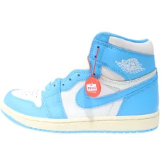 NIKE (ナイキ) AIR JORDAN 1 RETRO HIGH OG UNC REIMAGINED エアジョーダン1 レトロ リイマジンド ハイカットスニーカー ホワイト/ブルー US9/27cm DZ5485-402