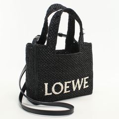 LOEWE（ロエベ）パフィーバーティカルレザートートバッグブラック保存