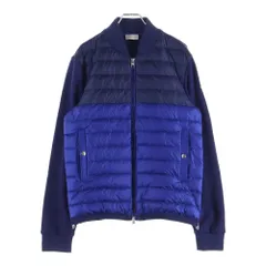 MONCLER (モンクレール) 18SS ダウン切替 ジップアップジャケット ブルー D10918416900のサムネイル