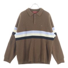 K*.様 supreme Multi Stripe Polo Sweater - メルカリ
