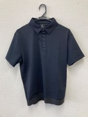zoyメッシュトリコット 半袖ポロシャツ ネイビー セットアップ L 美品