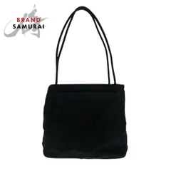 美品 PRADA プラダ テスート 三角ロゴプレート ブラック 黒 ナイロン