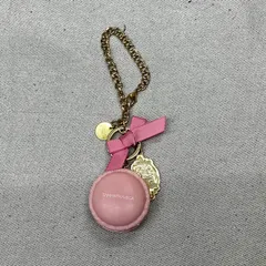 サマンサベガ　Samantha Vega マカロンチャーム　ピンク　バッグチャーム　チェーン　キーホルダー