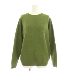ハーレー Hurley of Scotland ニット セーター ウール 40 カーキ 無地 ラウンドネック 長袖 /YMのサムネイル