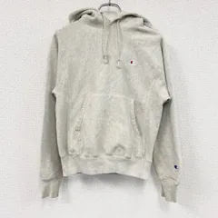 Champion　チャンピオン　リバースウィーブ　スウェットパーカー/フーディー　霜降りグレー　XSサイズ　古着