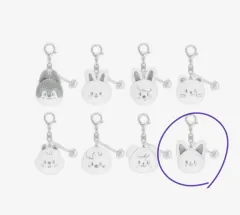 Stray Kids SKZOO FACE キーホルダー シルバー ver アイエン(I.N・ジョンイン) FoxI.Ny 未開封