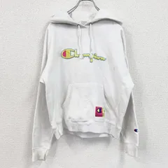 Champion　チャンピオン　リバースウィーブ　スウェットパーカー/フーディー　白　ホワイト　Lサイズ　古着