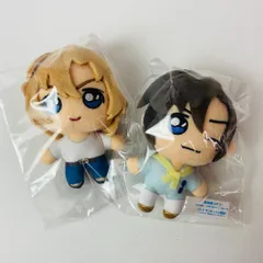 04w5544〇【未使用】セガ ラッキーくじ 名探偵コナン Neo City Pop F賞 ぬいぐるみマスコット 萩原千速 萩原研二 2点セット