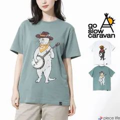 【2026春夏新作】ゴースローキャラバン go slow caravan  Tシャツ 半袖 メンズ レディース Tシャツ トップス USA/Cバンジョー猫 TEE  カットソー ねこ ネコ 猫  プリント 春 夏 秋 M L XL 361910のサムネイル