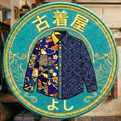 レトロ シアー 花 ボタニカル 総柄 七分袖 シャツ ブラウス 紺 