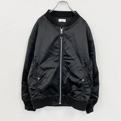 Lui’ｓ　ルイス　MA-1　ブルゾン/スイングトップ　中綿入り　黒　ブラック　Ｍサイズ　古着のサムネイル