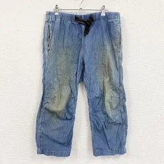 WILD THINGS　KATO’　ワイルドシングス　デニムクライミングパンツ　縦落ち　インディゴ　Lサイズ　古着