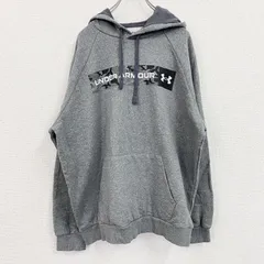 UNDER ARMOUR　アンダーアーマー　スウェットパーカー/フーディー　灰色　グレー　XLサイズ　古着