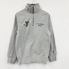 Champion　チャンピオン　リバースウィーブ　ハーフジップスウェット/トレーナー　霜降りグレー　Sサイズ　古着