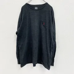 POLO by RALPH LAUREN　ラルフローレン　長袖Tシャツ/ロンT　ダークグレー　XLサイズ　古着
