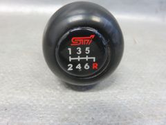STI 6 SUBARU 速マニュアル シフトノブ パンチングレザー - メルカリ