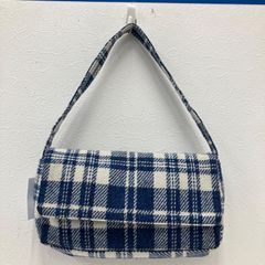 1587 PS Paul Smith women 피에스 폴 스미스 우먼 원숄더 토트 백 원핸드 핸드백 체크 무늬 블루 파랑 여성 심플 예쁘게 캐주얼