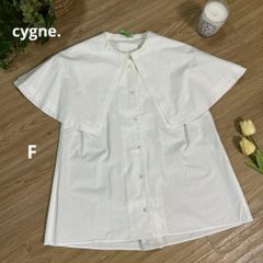 yori ヨリ コットンバックリボンブラウス 38 長袖 ペプラム ベージュ