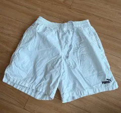 最後の値下げ) PUMA プーマ ハーフパンツ 白