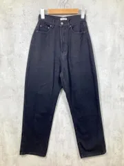 CLASSICAL ELF クラシカルエルフ elf019 ハイウエストワイドストレート パンツ sizeS/黒 ■■レディース