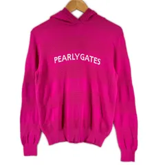 中古 レディース パーリーゲイツ PEARLY GATES ニット 0(S) ピンク パーカー