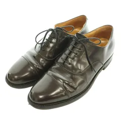 リーガル REGAL ビジネスシューズ レースアップ ローヒール レザー ストレートチップ 26cm 茶 ブラウン /BB ■NI