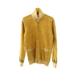 マーガレットハウエル MHL. ニットジャケット カーディガン M キャメルブラウン /ES ■OS