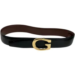 186005 現状品 GUCCI グッチ GUCCI ベルト ブラック メンズ