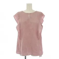 ジャスグリッティー JUSGLITTY 24SS シャツ ブラウス 半袖 2 ピンク 44218110 /BM