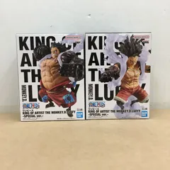 未開封 ワンピース KING OF ARTIST ルフィ SPECIAL ver. フィギュア 2種セット ギア4 バウンドマン スネークマン【WS1376-003】