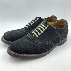 【中古】REGAL×GLADHAND サドルシューズ スウェード ブラック 27.0 リーガル[24]