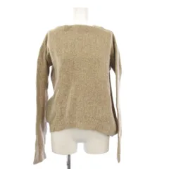 バンヤードストーム BARNYARDSTORM ニット セーター ウール 0 ベージュ 長袖 バックスリット /GP