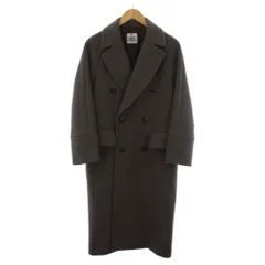 B&Y ユナイテッドアローズ BEAUTY&YOUTH ビューティー&ユース BY HAMILTON WOOL MIX ロングPコート ピーコート ウール S グレー 1625-144-4725 /BM