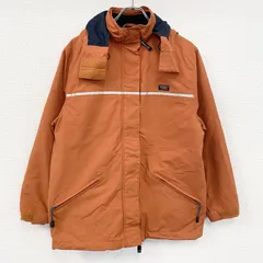 ～90s　L.L.Bean　エルエルビーン　マウンテンパーカー　スキーウェア　比翼仕立て　橙色　オレンジ　Mサイズ　古着