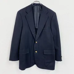 NEW YORKER　ニューヨーカー　テーラードジャケット　ブレザー　紺　ネイビー　　古着