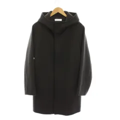 B&Y ユナイテッドアローズ BEAUTY&YOUTH ビューティー&ユース メルトン フーデッド コート ウール アウター L ソリッドグレー フード付き 長袖 無地 1225-139-9108 /YM