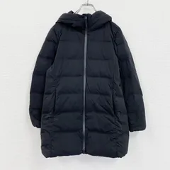 UNIQLO　ユニクロ　シームレスダウンショートコート　ダウン90%　黒　ブラック　Mサイズ　古着