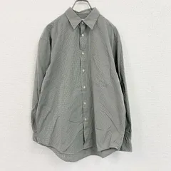 GAP　ギャップ　長袖シャツ　チェック柄　緑　グリーン　Mサイズ　古着