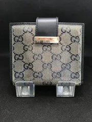 GUCCI　グッチ　二つ折り財布　GG柄　1468のサムネイル