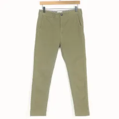 ビームス★カジュアルで重宝する！ スキニージーンズ 裏地和柄 サイズS カーキ系 z19306のサムネイル
