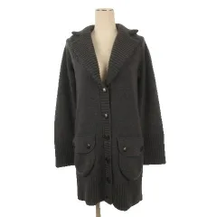 バーバリー ロンドン BURBERRY LONDON ニット ジャケット ウール カーディガン 1 グレー 260409E