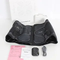 【美品】MTG SIXPAD Core Belt 2 SE-CB-03C-L ブラック リモコン付き Lサイズ シックスパッド コアベルト 本体のサムネイル