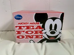 ミッキーマウス ティーポットとカップのセット 陶器製