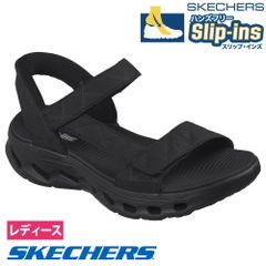 SKECHERS SLIP-INS サンダル ブラック25cm - メルカリ