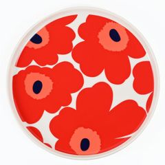 マリメッコ 新品 Unikko ウニッコ サービングディッシュ 24cm - メルカリ