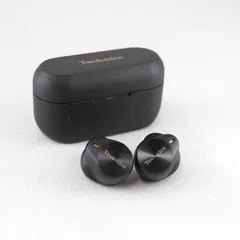 Panasonic Technics EAH-AZ80 完全ワイヤレスイヤホン USED美品 ノイズキャンセリング 高音質 防水 IPX4 マイク ブラック 完動品 V1335